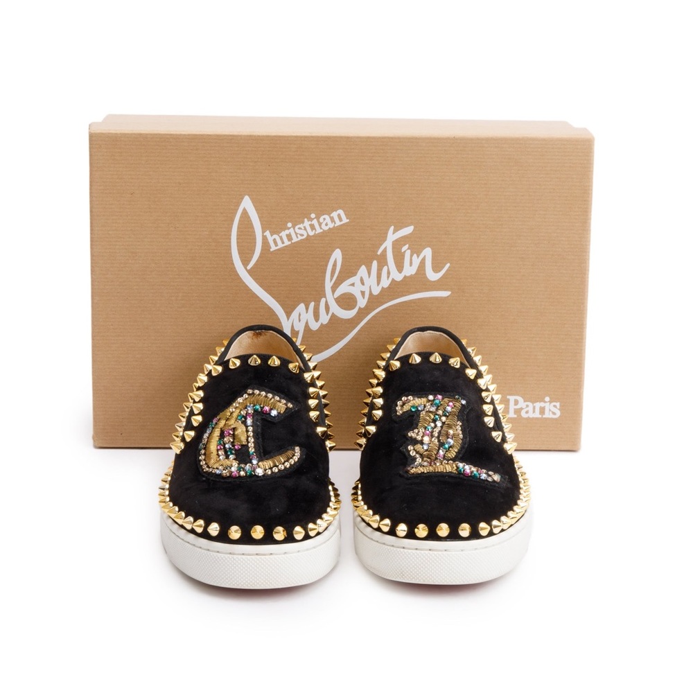 Christian Louboutin  RARE limited edition spikes loafers , boat shoes